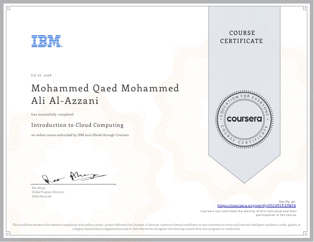 Introduction to Cloud Computing