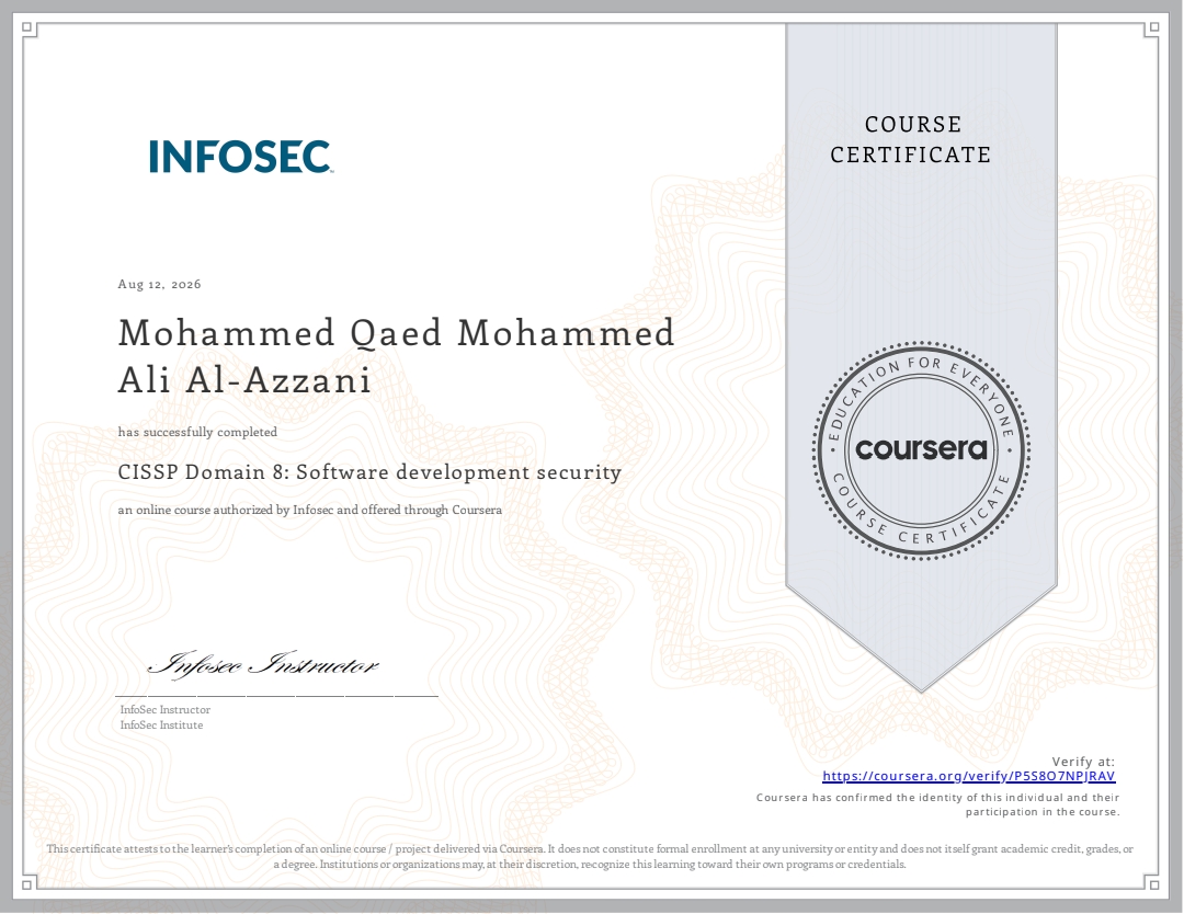 CISSP Domain 8: Software Development Security